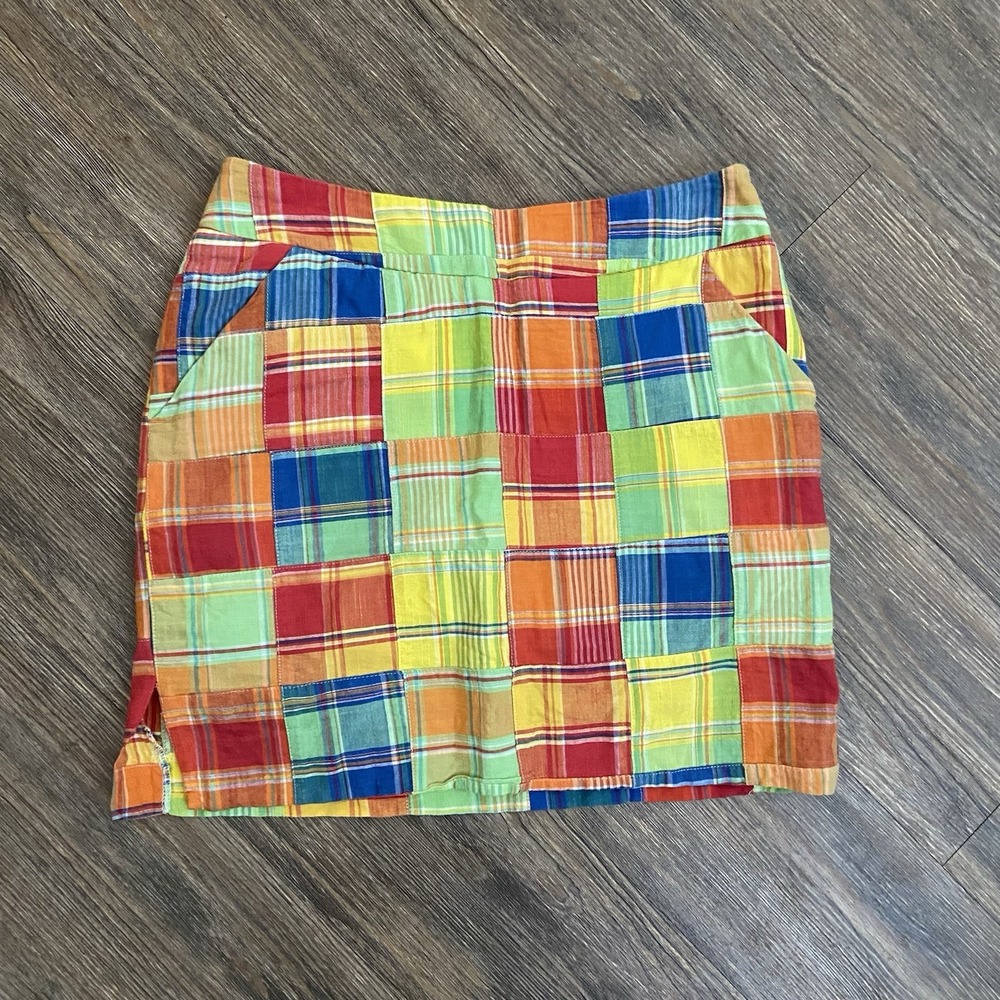Loudmouth Ladies Golf Pickleball Plaid Lined Tennis Skirt Skort Size 2 - Picture 1 of 6